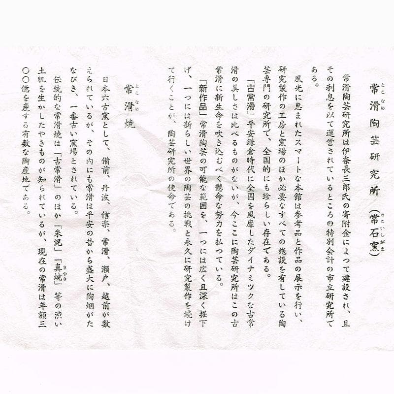 常滑焼　常石窯　中村勝明作　絵唐津写　草文　深向付　五客　共箱　V　R4998B