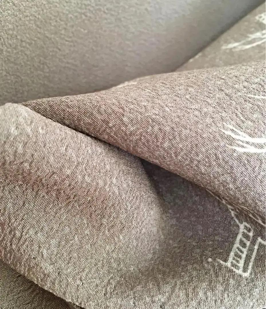 能楽図絵 能舞 羽衣他 男物長襦袢 正絹 美しき日本の古布 古裂骨董