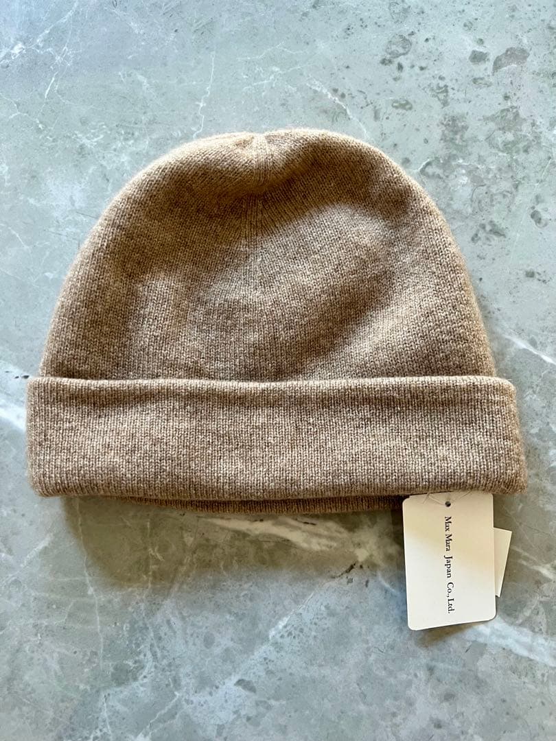 タグ付き　マックスマーラ　MaxMara カシミヤ　ニット帽 Max Mara（マックスマーラ） ニット帽 MMRETINA レディース カシミヤ