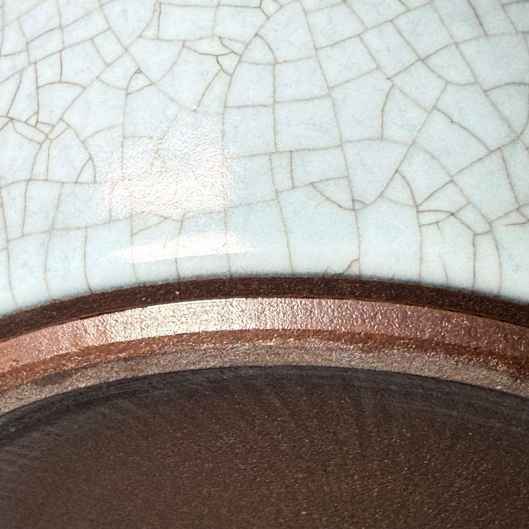 人間国宝 中島宏 青磁壺 共箱 上位作 究極の青磁 高さ23.2cm 栞 - メルカリ