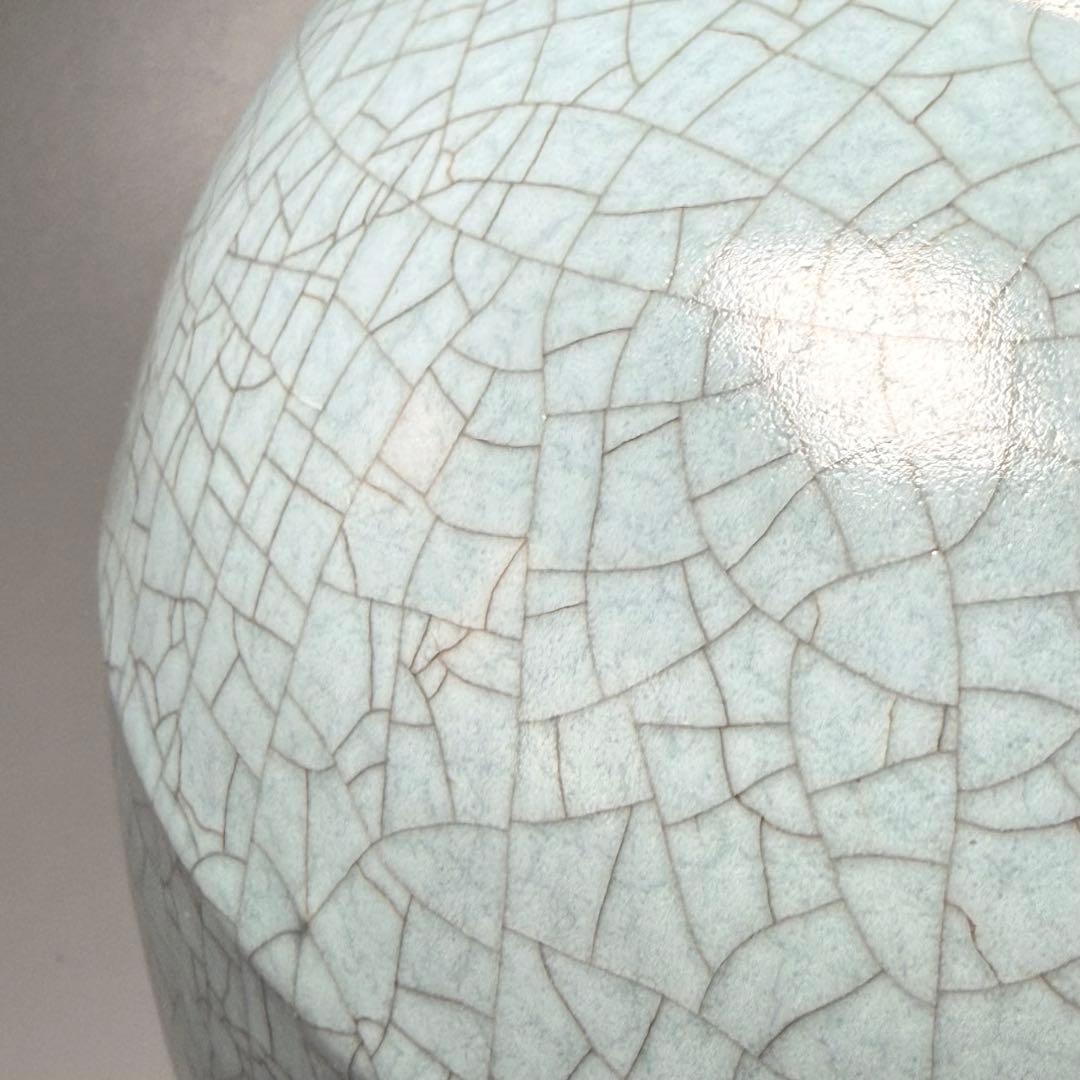 人間国宝 中島宏 青磁壺 共箱 上位作 究極の青磁 高さ23.2cm 栞 - メルカリ