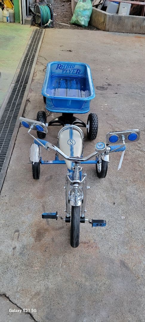 一点モノ☆シュイン三輪車カスタムトレーラー