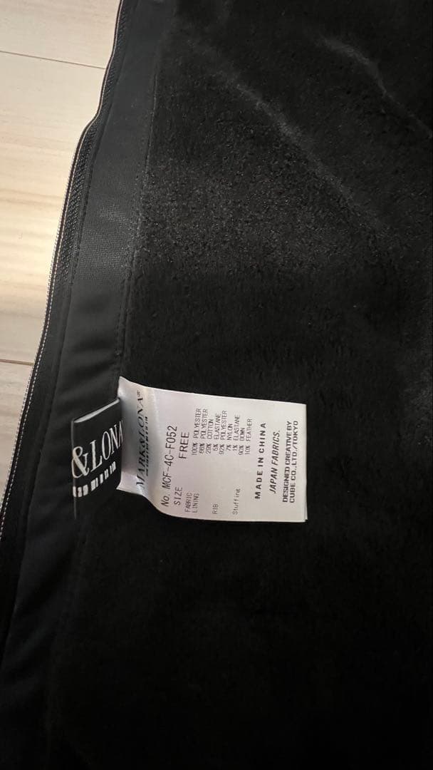 MARK&LONA ダウン ゴルフレッグウォーマー