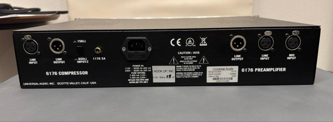 Universal Audio 6176 チャンネルストリップ