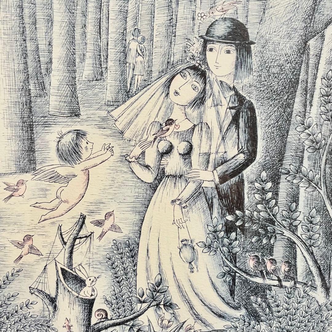 レイモンペイネ 熱望の小道 ダイヤモンド スクリ ニング 額装 304 600