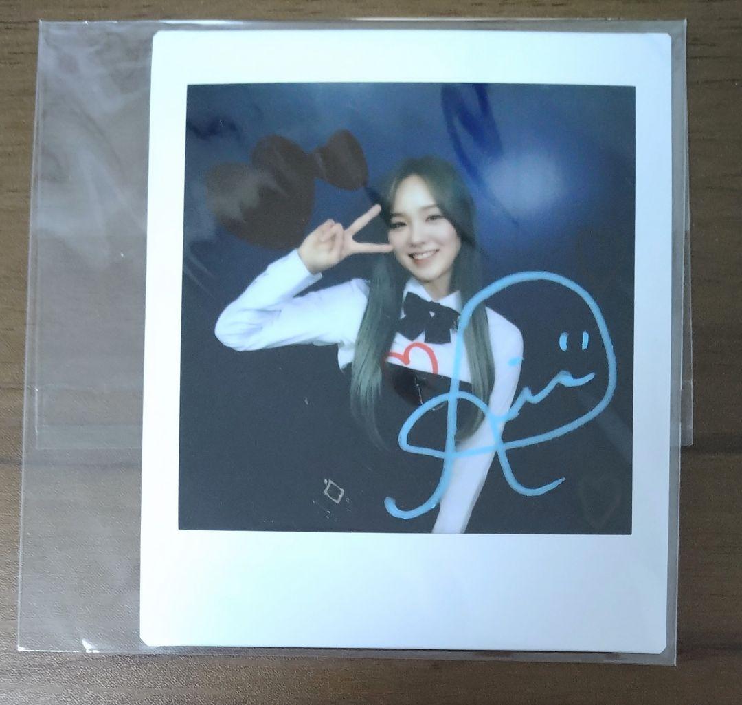 NiziU リオサインインスタント写真ラントレ直筆チェキ