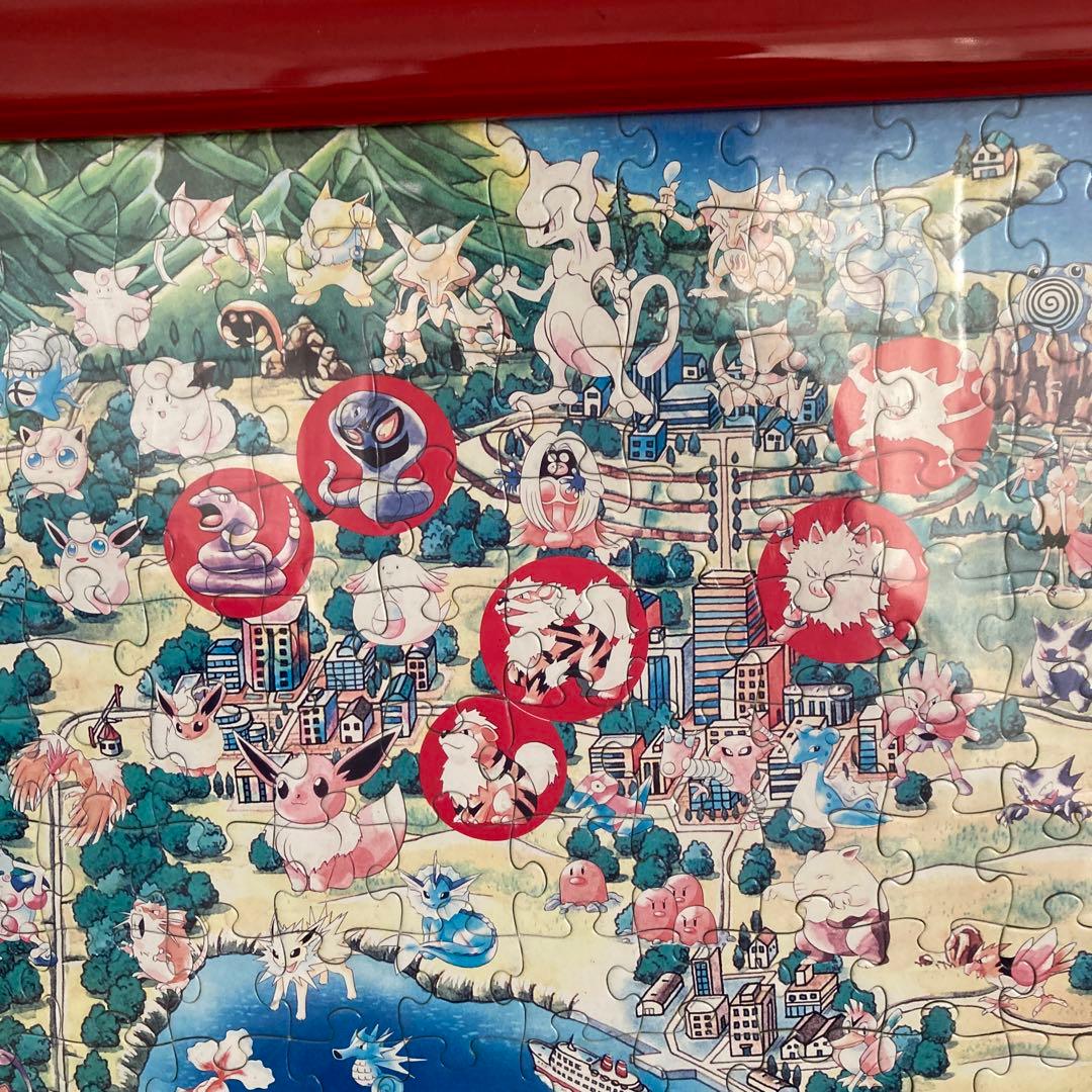 昔のポケモンパズル完成品額縁付 - メルカリ