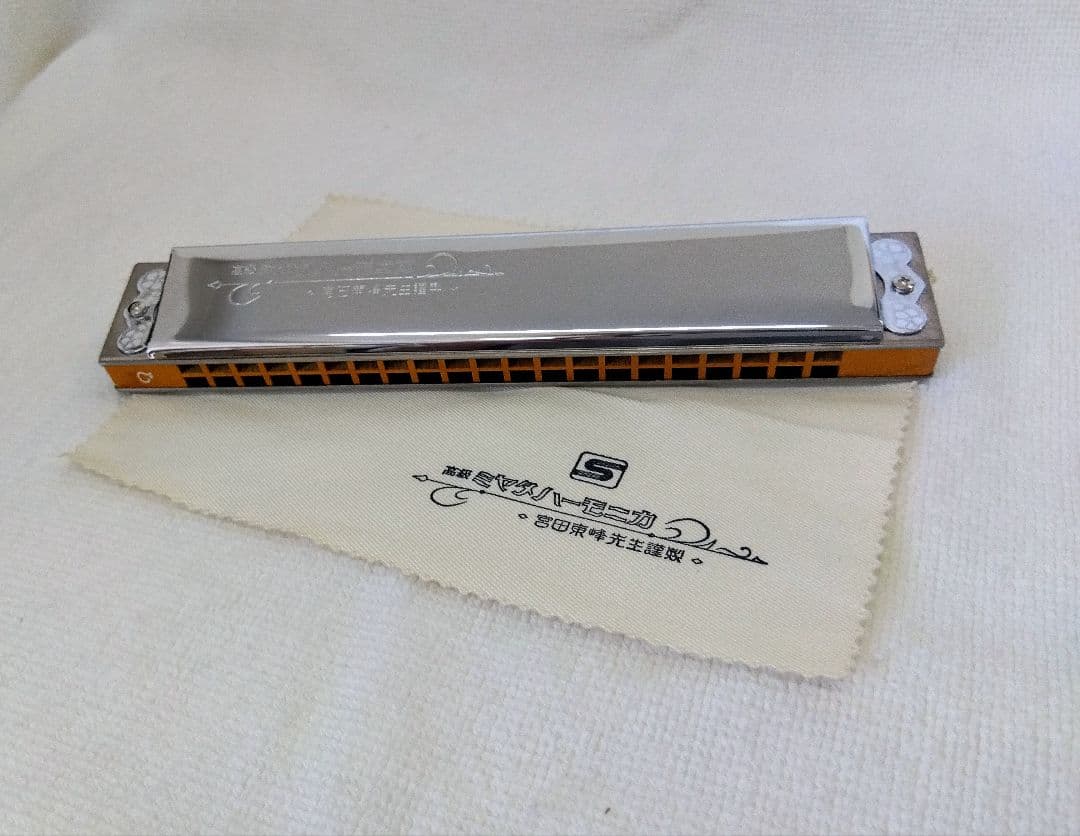 複音ハーモニカ 高級ミヤタ MH-21/C#調 - メルカリ