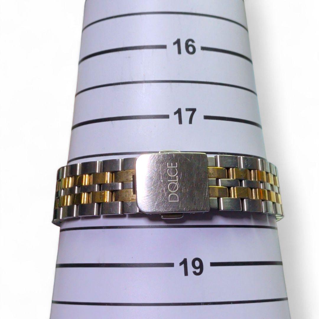 【美品】稼働品 セイコー ドルチェ 高精度クォーツ コンビメタル オーバル