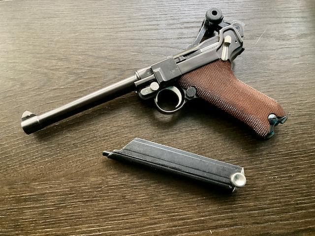 激レア！タナカ ルガーP08 マリーネ 6インチ ガスブローバック