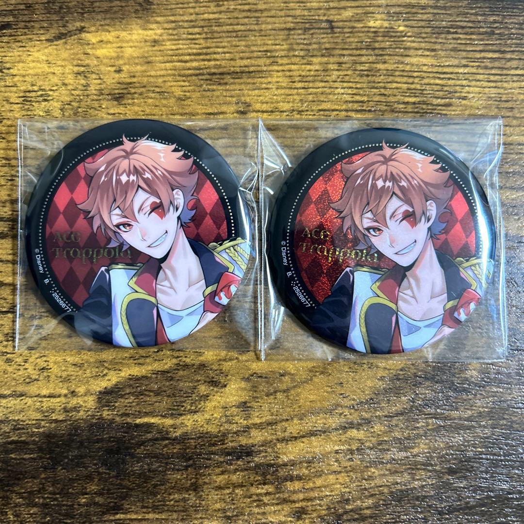 ツイステ エース・トラッポラ 缶バッジ 寮服 カプ缶 カプセル缶バッジ