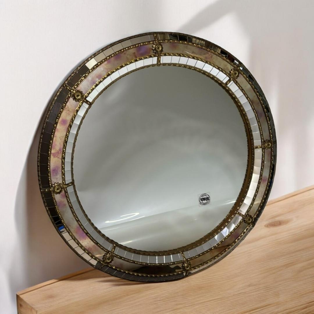 高級 スペイン製 アンティーク ヴィンテージ 鏡 ミラー