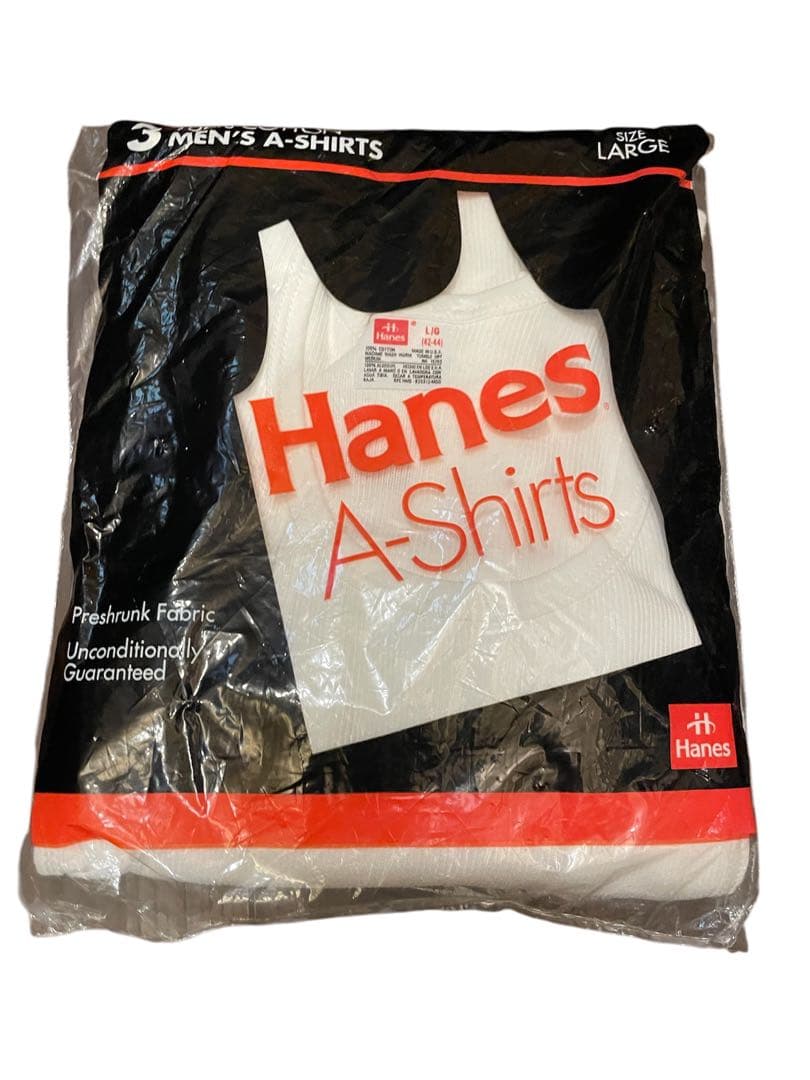 Hanes ヘインズ Large タンクトップ 3枚セット 1992年 楽天市場】レビューでクーポン☆ヘインズ タンクトップ 3枚組み Hanes