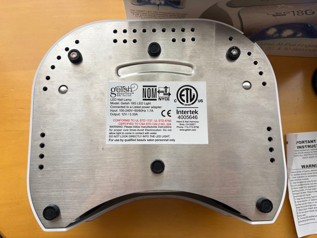 ハーモニー　ジェリッシュ　LEDライト　ジェルネイル　検定