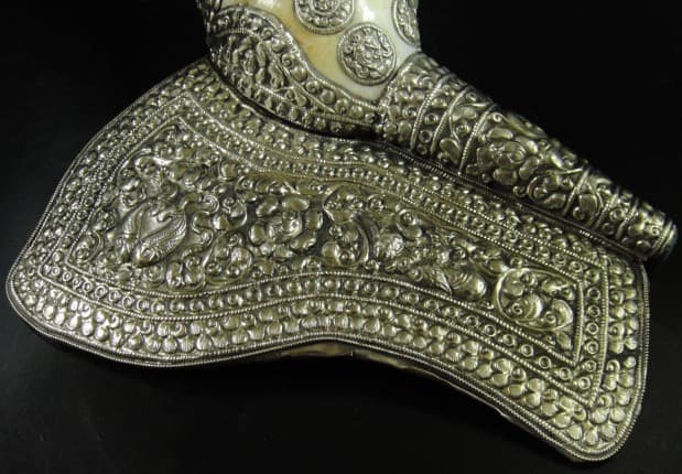 ◇チベット密教法具 法螺貝（シャンカ）