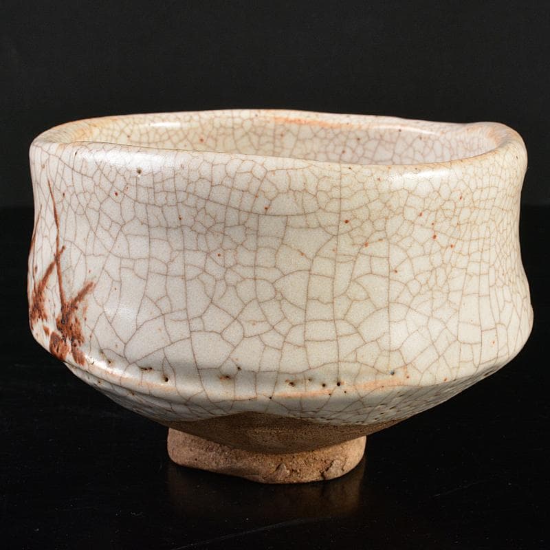 茶道具 志野茶碗 仕覆付 表千家十三代即中斎極め箱 V