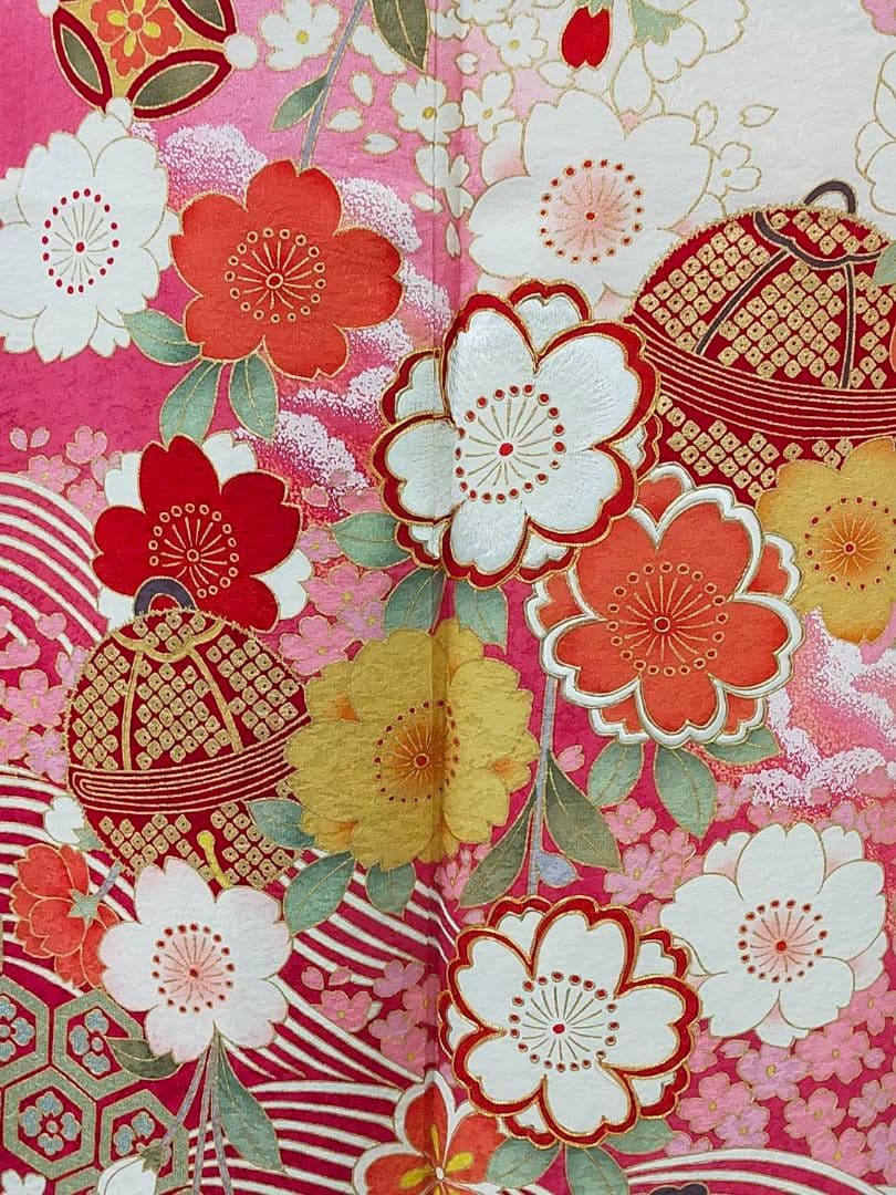 Princess- Style】正絹 振袖3点セット(振袖袋帯長襦袢) - メルカリ