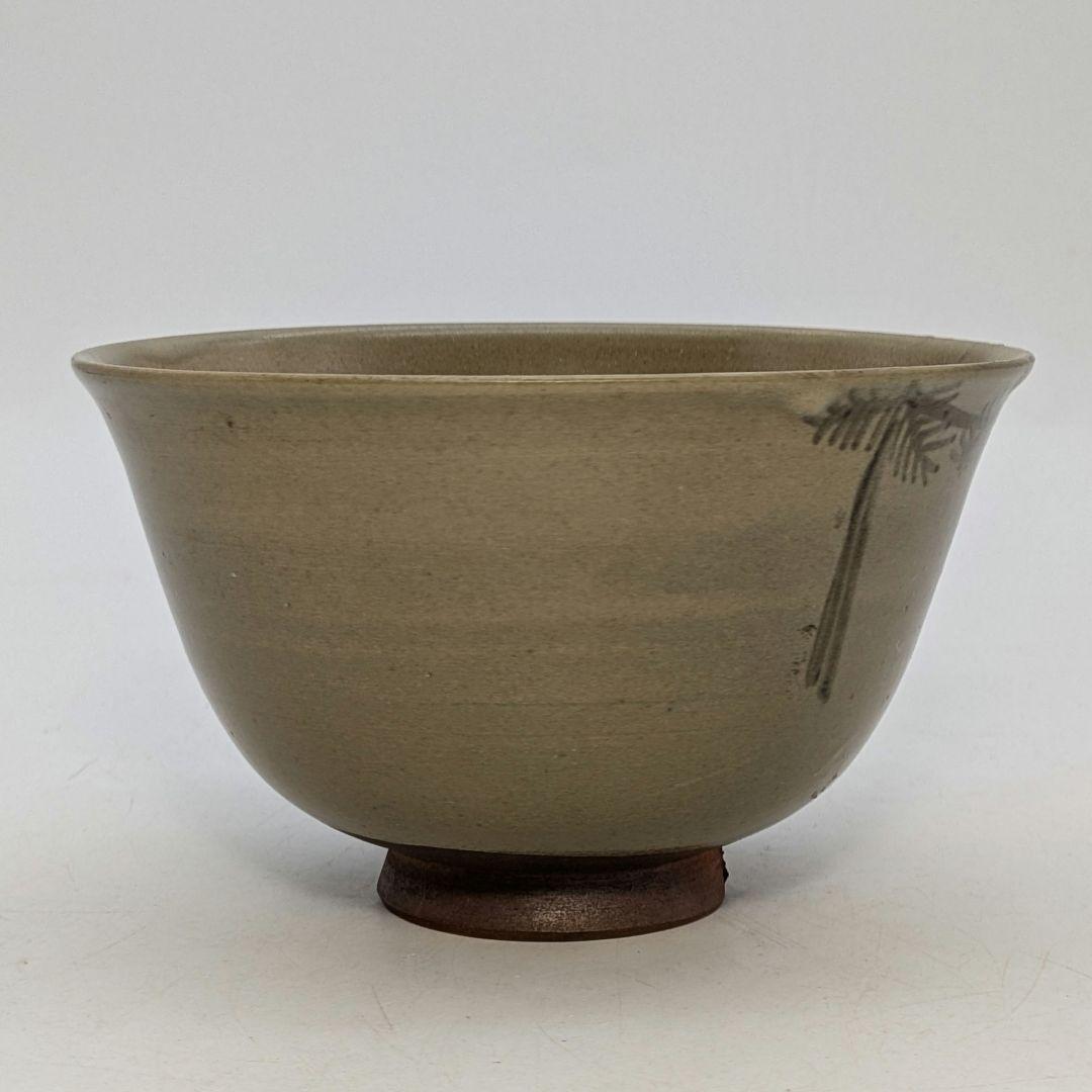 二代横山香寶 虫明焼 茶盌 合箱 しめ縄 抹茶碗 抹茶茶碗 茶道具 茶器