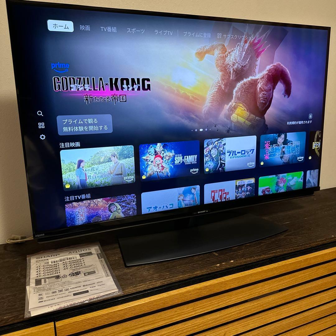 超美品】SHARP AQUOS 4K 液晶 43v型 2020年式保証有り｜超
