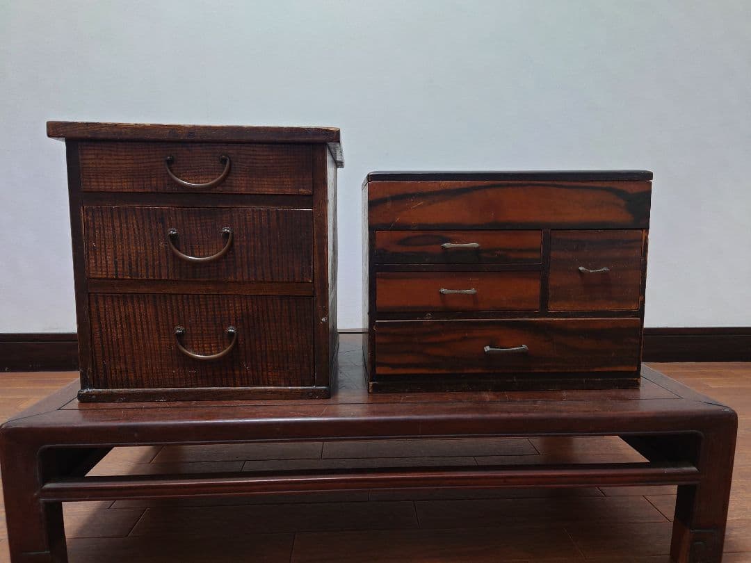 7/17可能な方 昭和 箪笥 小物入れ 裁縫箱など