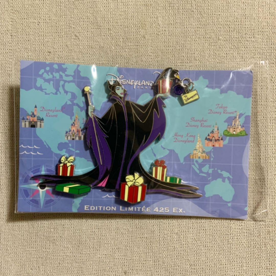 眠れる森の美女ピンバッジマレフィセントリミテッド