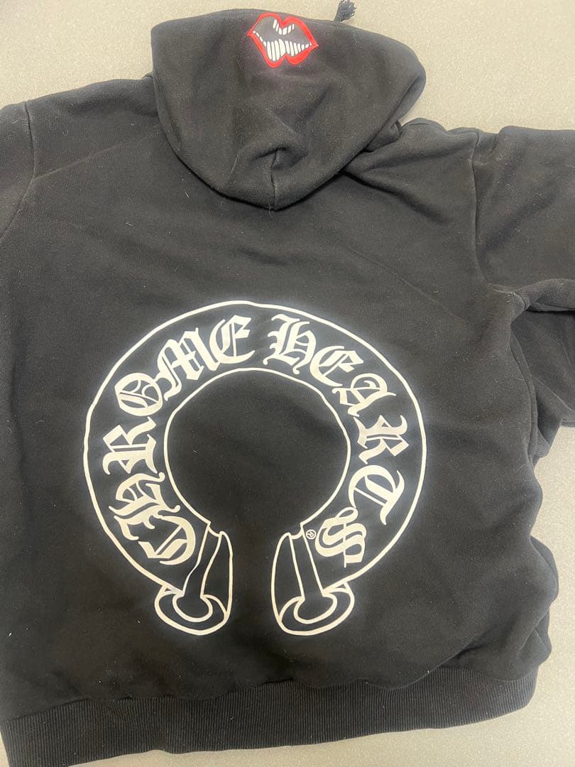 クロムハーツCHROME HEARTS ブラック パーカー M