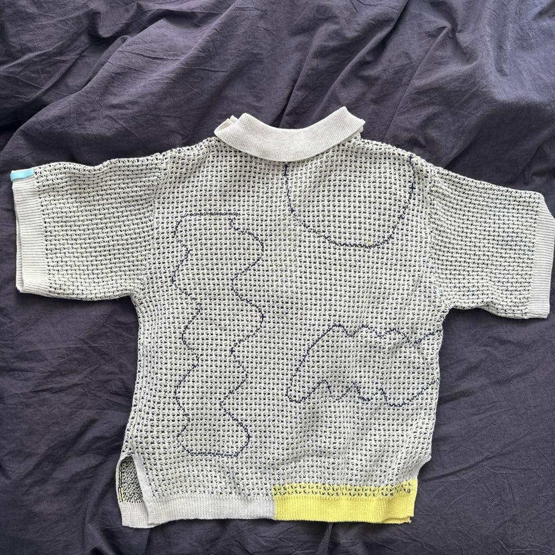 値下げ不可　pamm 後ろ姿の寛大なインテリアメッシュポロ