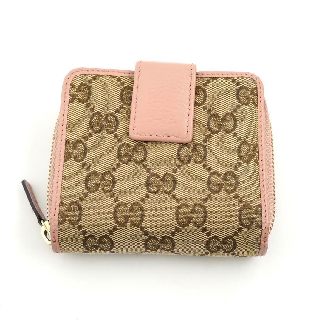 ✨未使用に近い✨ GUCCI ミニ財布 GG キャンバス インターロッキング