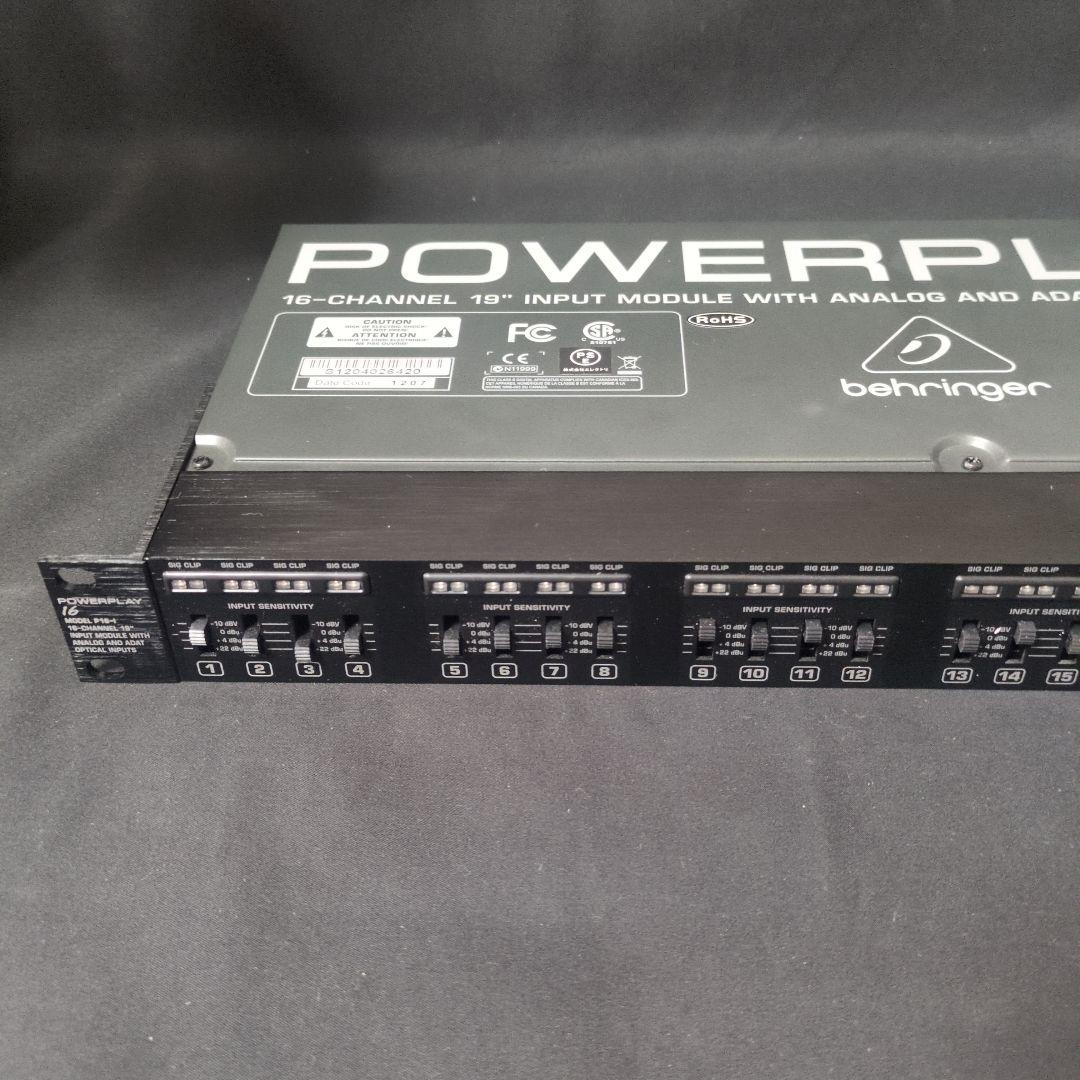 配信機器・PA機器・レコーディング機器 Behringer POWERPLAY 16 P16-I