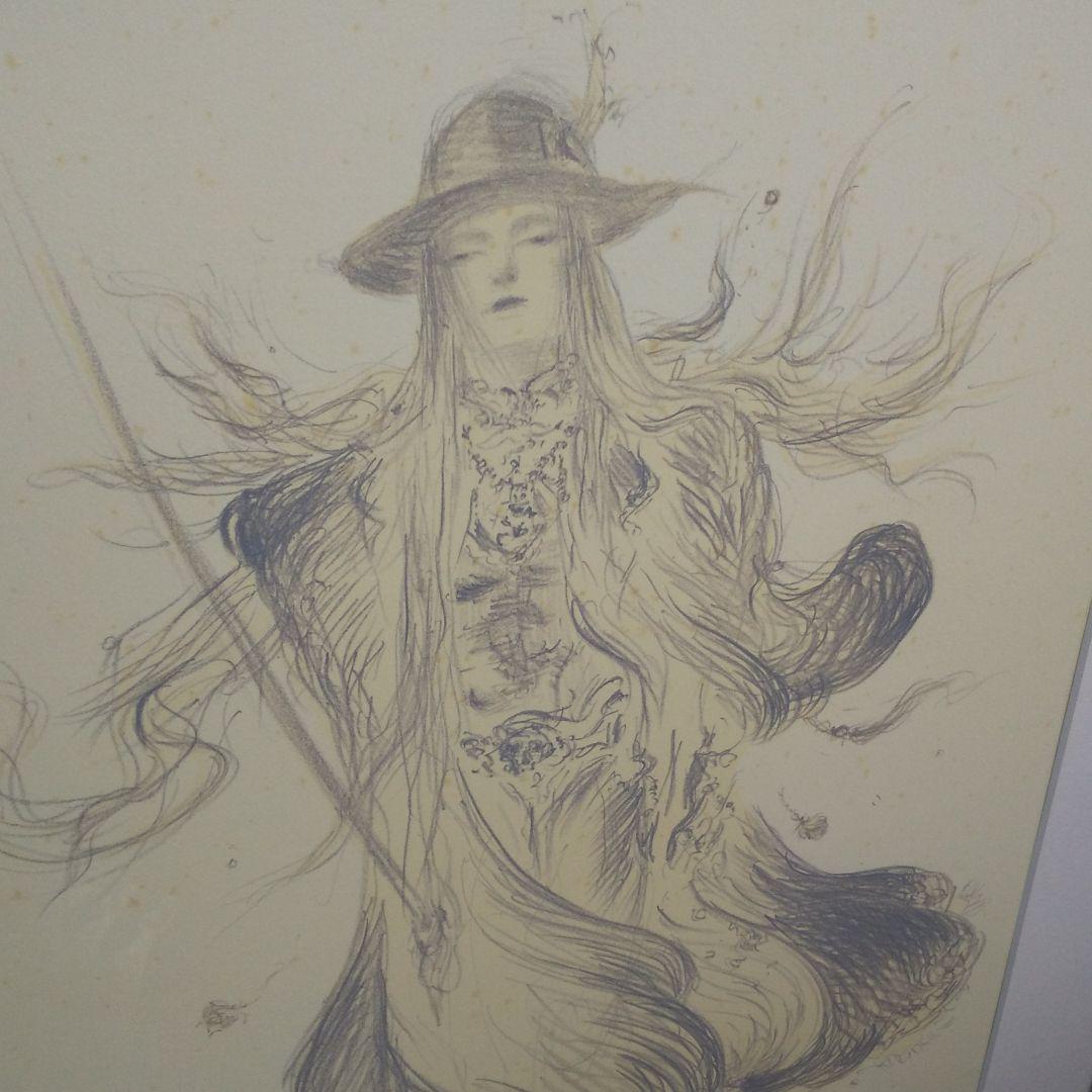 天野喜孝 【陽炎】リトグラフ バンパイアハンターD アールビバン Pin