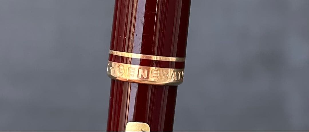 【未使用】モンブラン ワインレッド 万年筆　14k 585