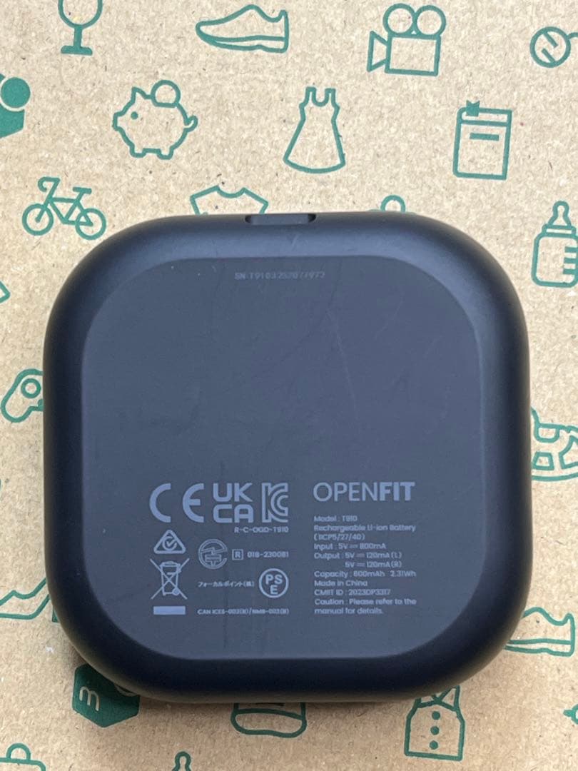 shokz openfit 充電ケース バッテリー 充電器 充電ケースのみ - メルカリ