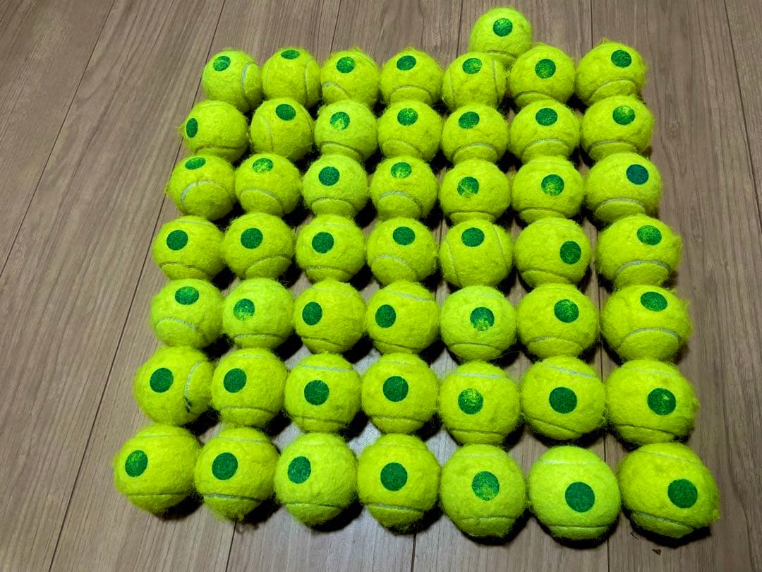 即日発送 中古硬式テニスグリーンボール100球 ジュニア用 送料無料