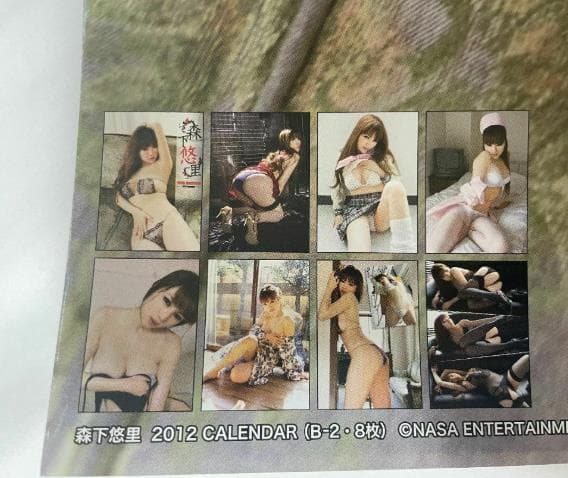 森下悠里　2012年　カレンダー　B2サイズ