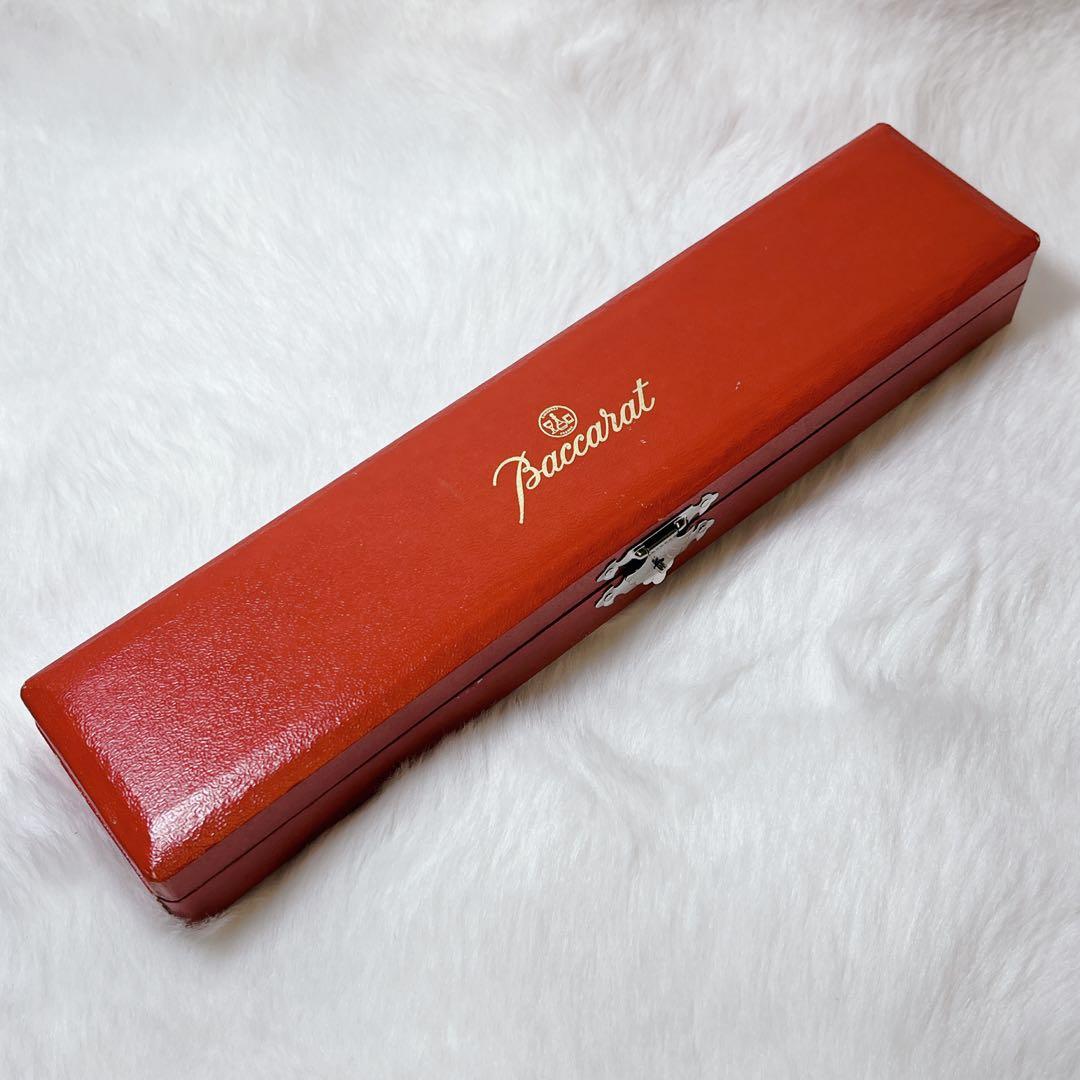 美品/希少】 バカラ クリスタル 万年筆型 ペーパーウェイト 置物