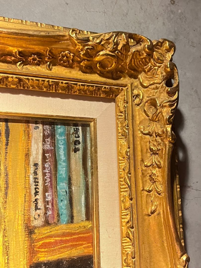 1984 m.asano 【薔薇と果実】肉筆油彩画