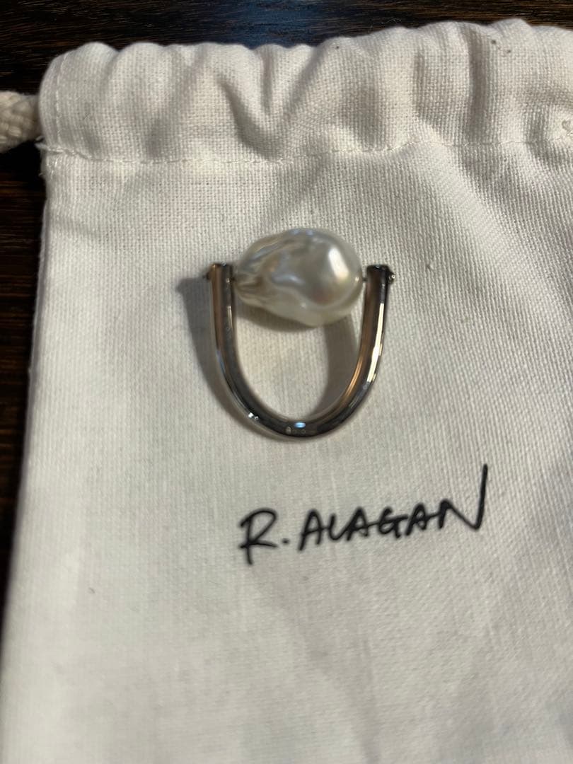 1/11までの出品　R.Alagan バロックパールリング　ララガン