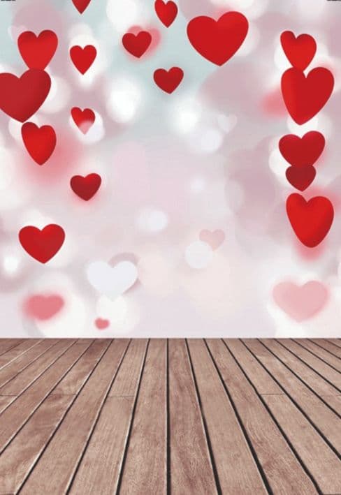背景布【ハートO】サンプル ペット撮影用フォトブース バレンタイン