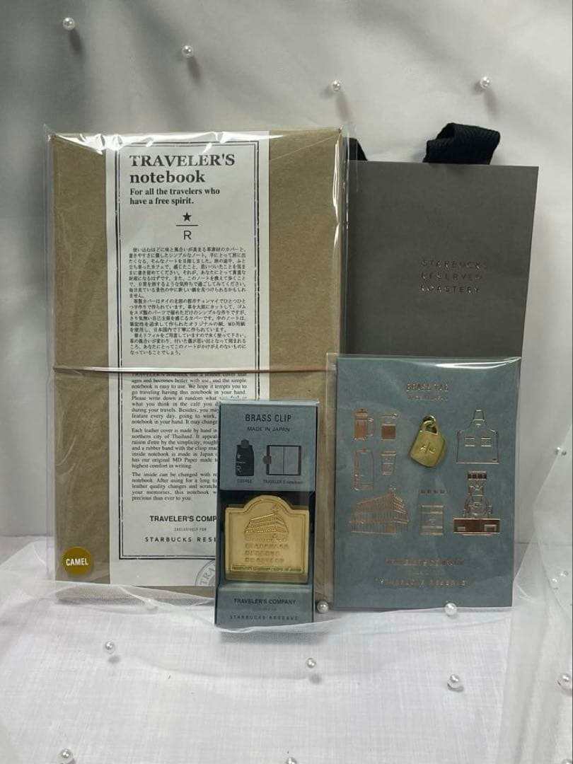 スターバックス リザーブロースタリー トラベラーズノート キャメル　セット スターバックス リザーブ ロースタリー トラベラーズノートパスポート