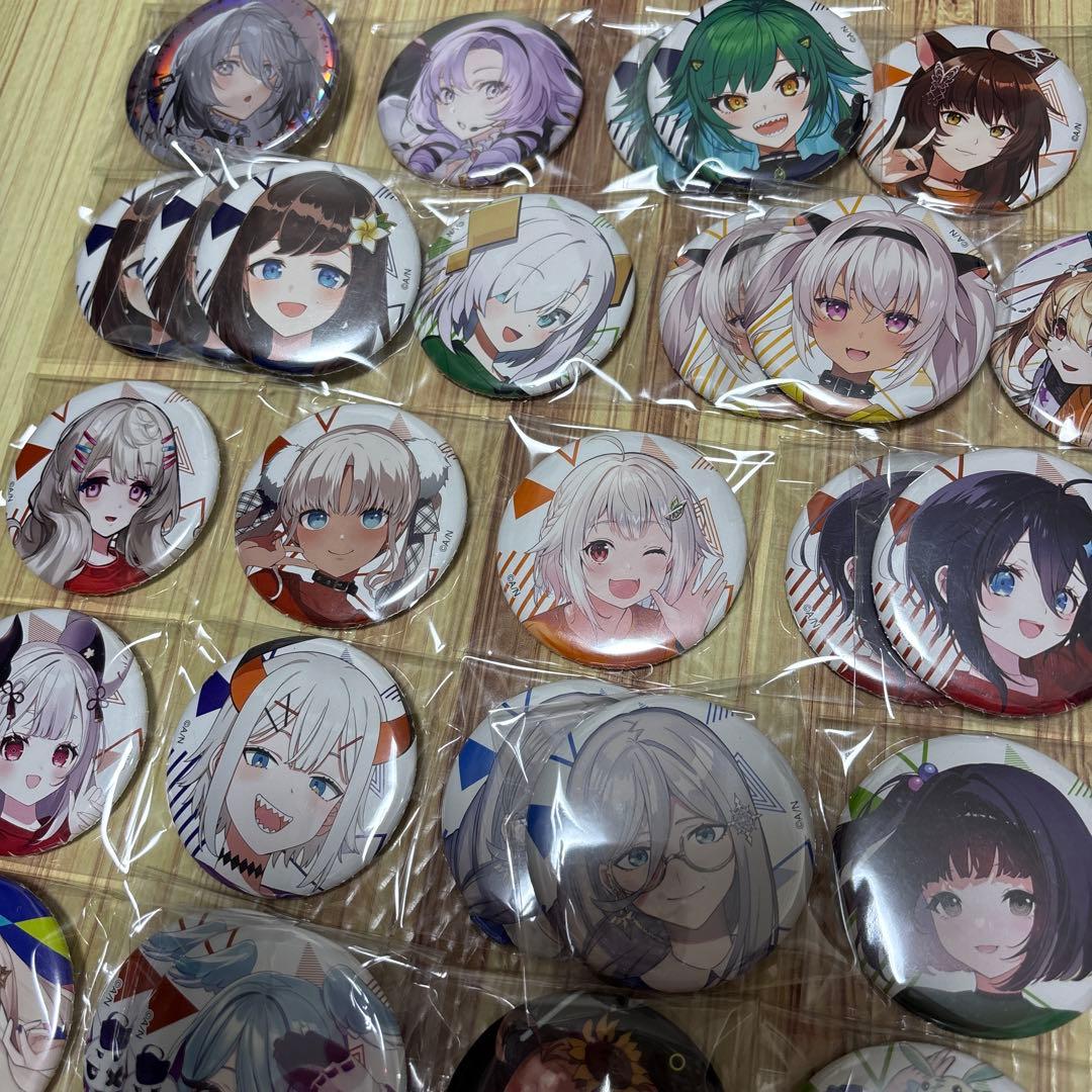 にじさんじ★にじフェス★缶バッジ★限定★女性★まとめ売り★大量★セット★約70個