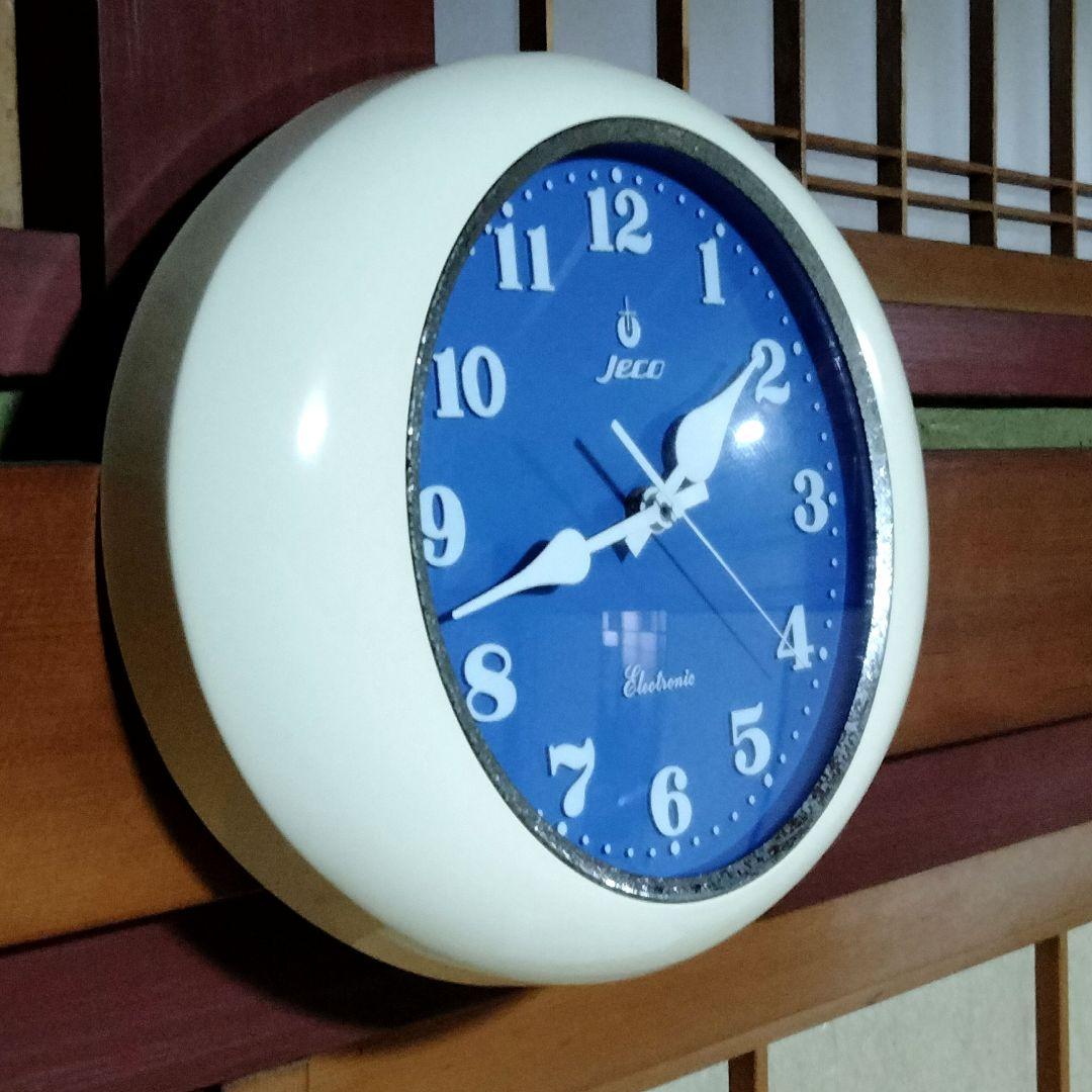 【美品 動作品】ジェコー jeco 掛け時計 ミッドセンチュリー アンティーク