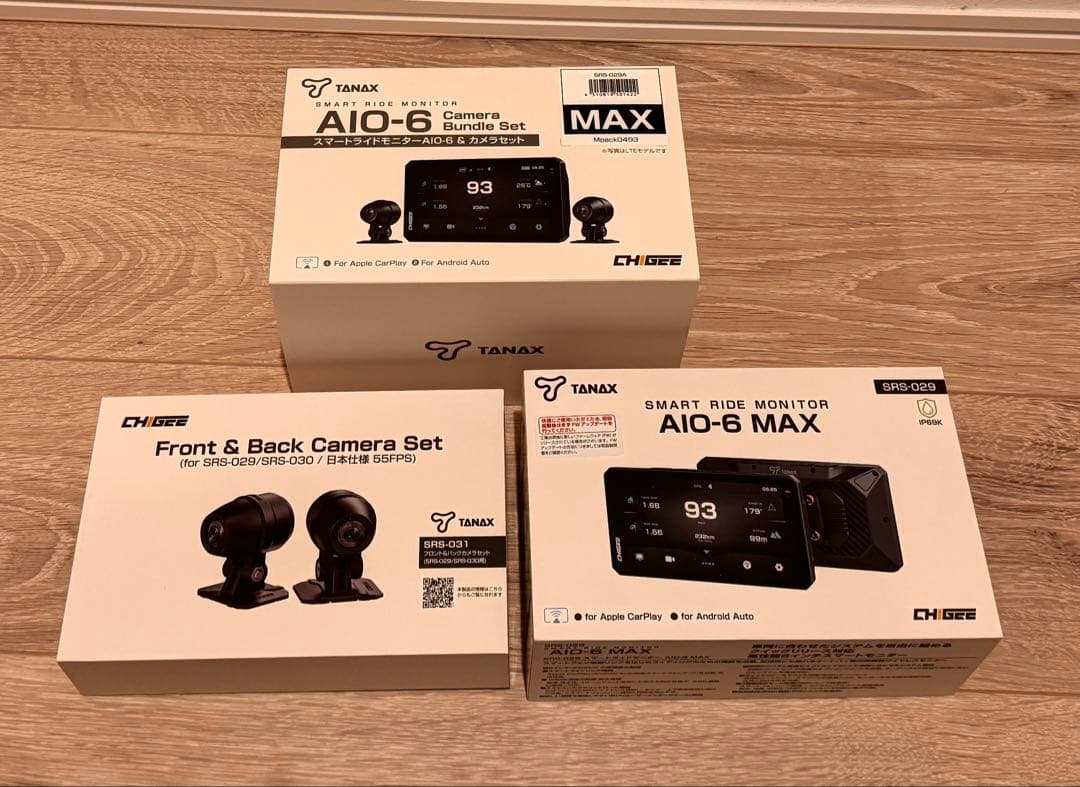AIO-6 MAX スマートライドモニター 前後カメラセット - メルカリ