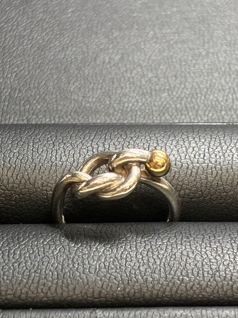 Tiffany & Co. ティファニー ラブノット925/750リング