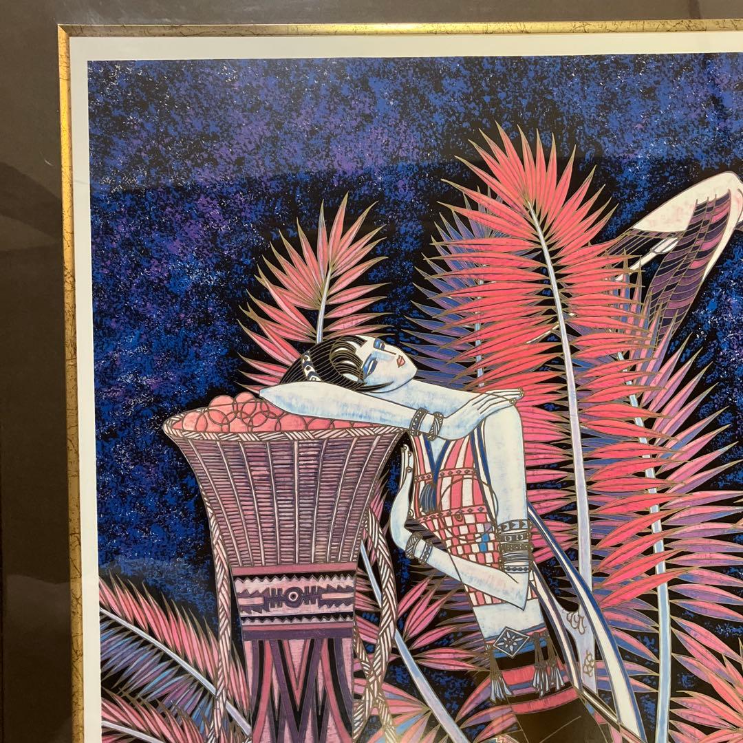 ティン・シャオ・カン(丁紹光) パープルドリーム シルクスクリーン