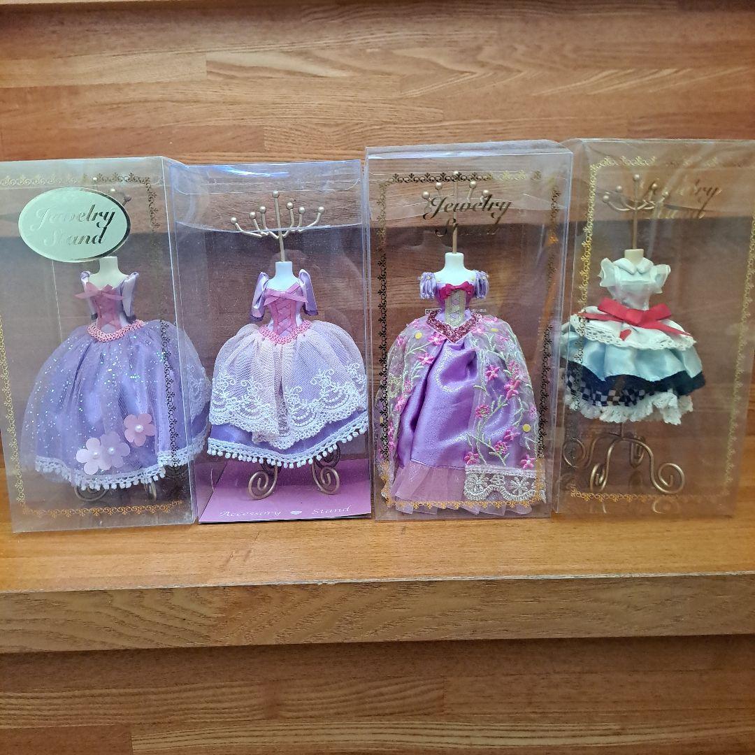 ディズニープリンセス アクセサリースタンド ドレススタンド 19点セット