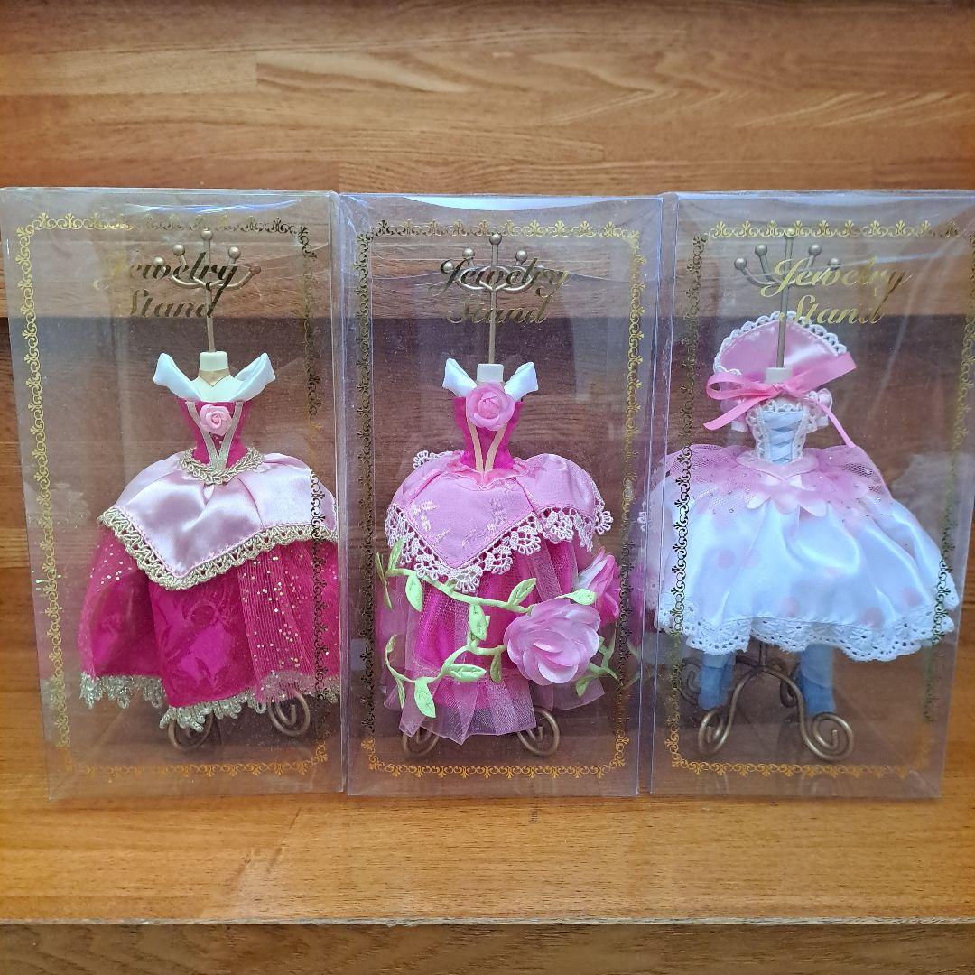 ディズニープリンセス アクセサリースタンド ドレススタンド 19点セット