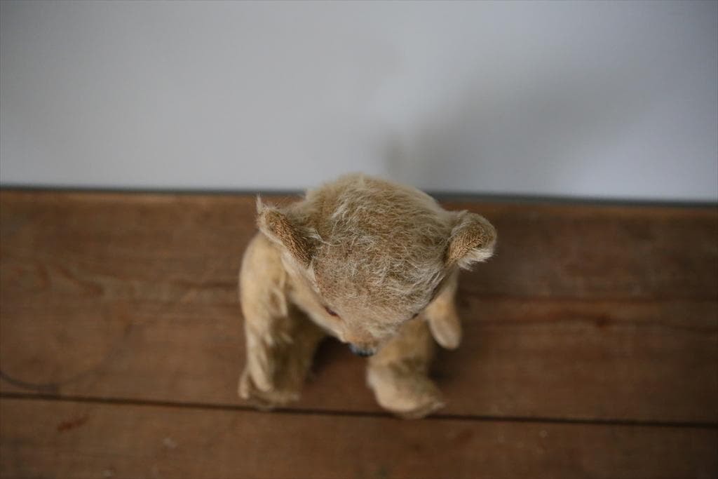 英国アンティークテディベア/くまのぬいぐる/熊オブジェ/ブラウン茶色