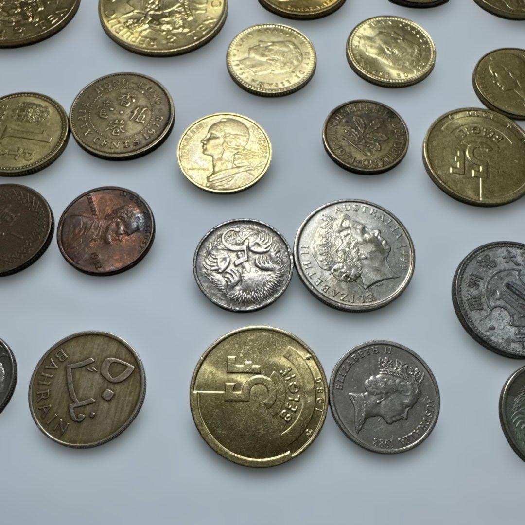 多国籍旧貨幣コレクション 外国コイン 硬貨 貨幣 古銭まとめ売り 66個