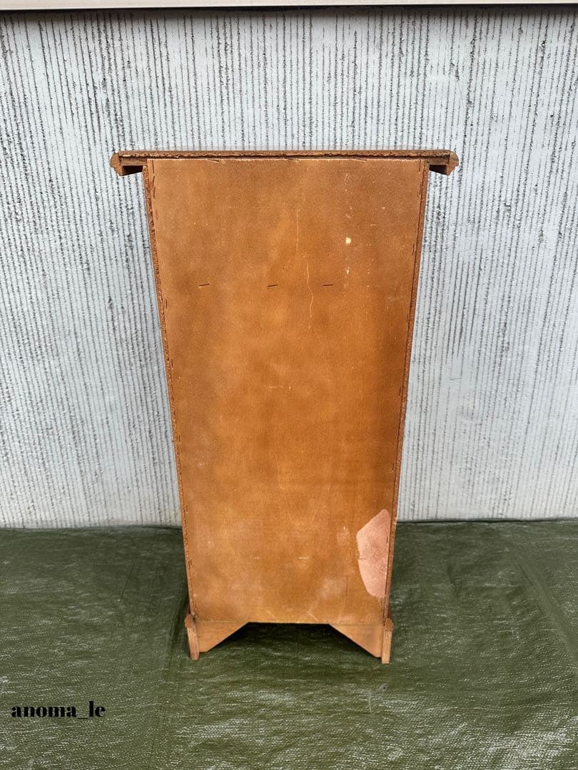 サイドチェスト】イタリア 木製 象嵌細工 収納 引出 花台 飾り台