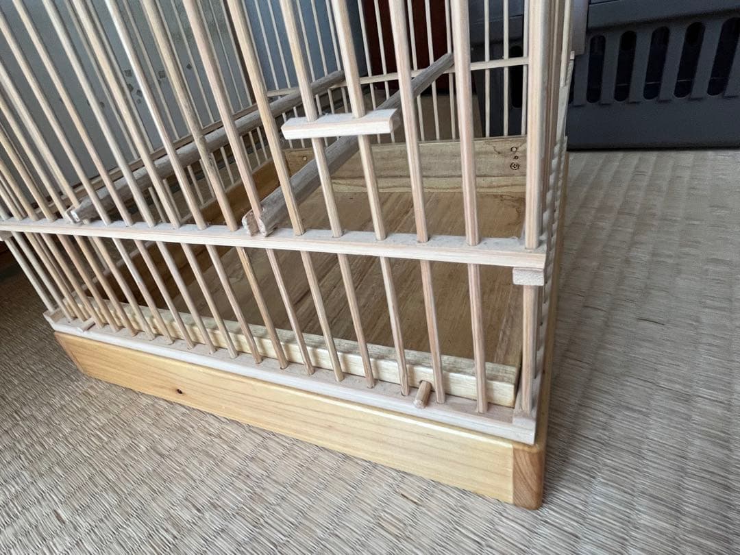 元建具屋職人おじいちゃんの手作り鳥かご